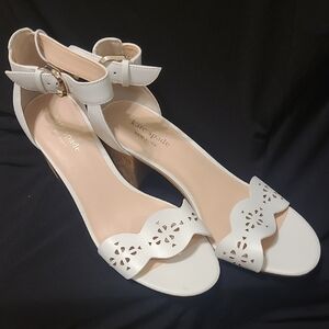Kate Spade Willow Heels with Ankle Strap and Cutout Design